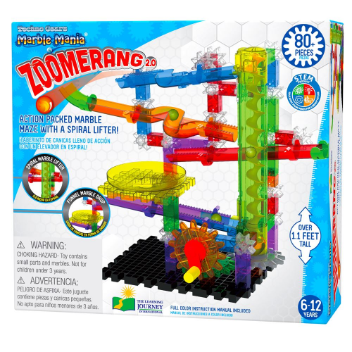 TECHNO GEARS MARBLE MANIA - ZOOMERANG  - 80pcs (Case of 8)