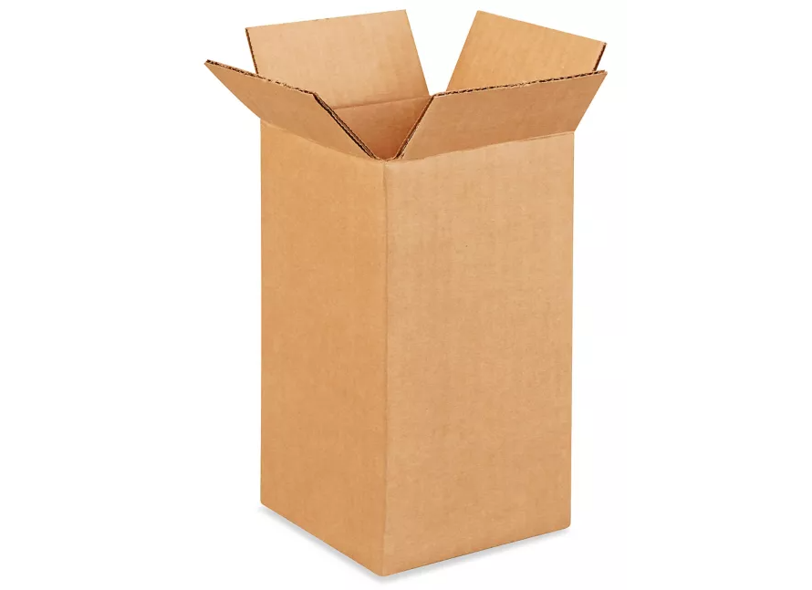 4" x 4" x 8" - 32C - Kraft - [25 per Bundle] - [1875 per Bale] Stratosphere Distribution
