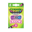 Crayola Neon Crayons, 8 Count (Case of 48)