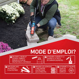 LePage No More Nails Wet Grab Construction Adhesive, White, 266 ml Cartridge, Pack of 1 LePage