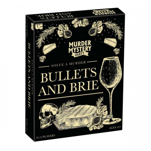 MURDER MYSTERY - BULLETS and BRIE (Case of 4)