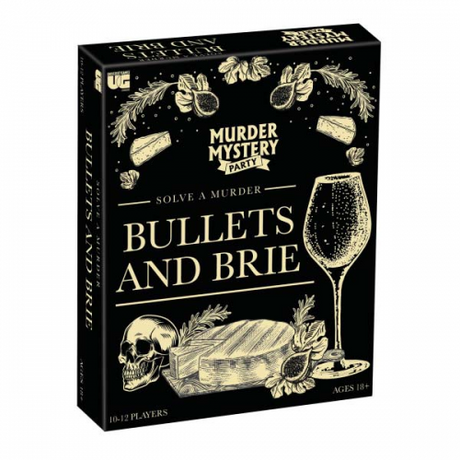 MURDER MYSTERY - BULLETS and BRIE (Case of 4)