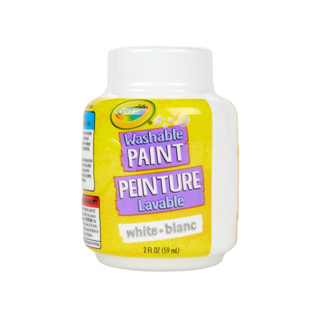 Crayola Washable Paint 2 Ounces, White (Case of 12)