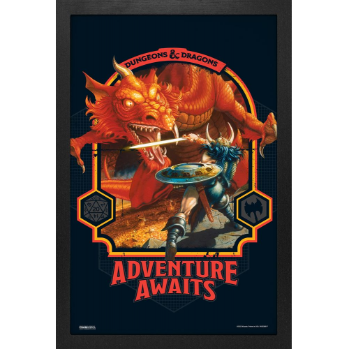 DUNGEONS and DRAGONS - ADVENTURE AWAITS DRAG - 11" x 17" GEL PRINT (Case of 6)