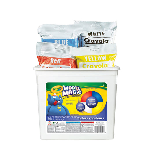 Crayola Model Magic 2lb Bucket, Assorted Colours (Case of 2)