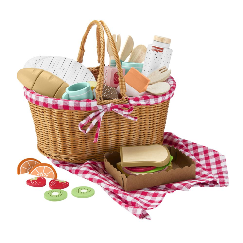 FP - WOOD - PICNIC BASKET 