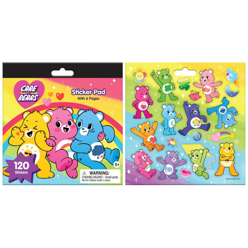 CARE BEARS - STICKER PAD (Case of 6)