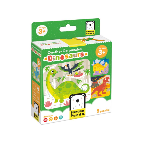 ON-THE-GO - 45pc PUZZLE - DINOSAURS (3+) (Case of 24)