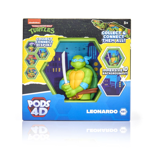 POD 4D - TEENAGE MUTANT TURTLES - LEONARDO (Case of 6)