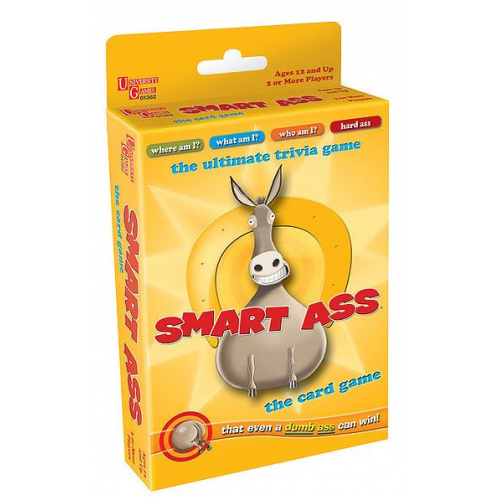 SMART ASS - (peggable) CARD GAME (Case of 12)
