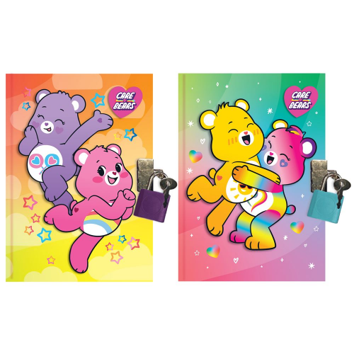 CARE BEARS - DIARY with LOCK (Case of 8)