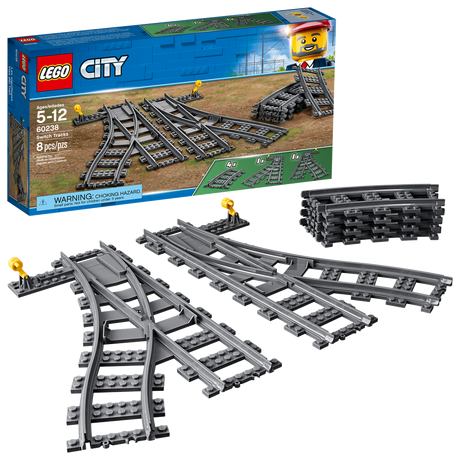 60238 Switch Tracks (Case of 3)