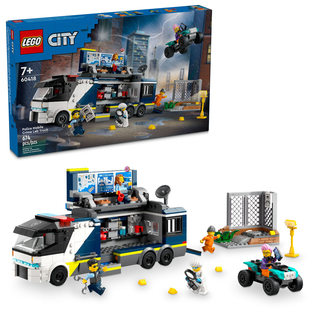 60418 Police Mobile Crime Lab Truck (Case of 3)