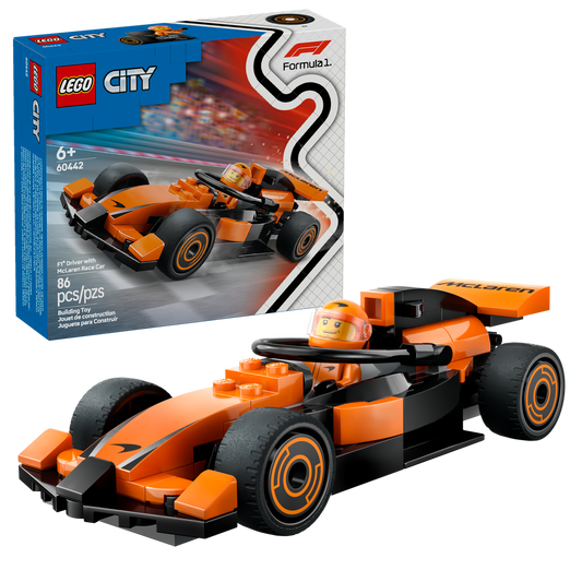 60442 F1® Driver with McLaren Race Car (Case of 5)