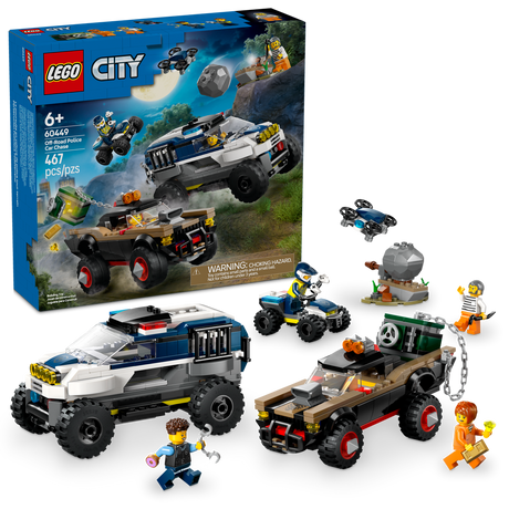 60449 LEGO® City Off-Road Police Car Chase (Case of 3)