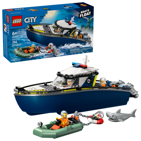 60456 Police Boat Chase (Case of 2)
