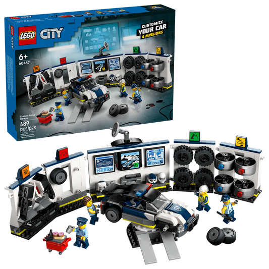 60457 Custom Police Car Garage (Case of 3)