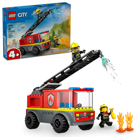 60463 Fire Ladder Truck (Case of 4)