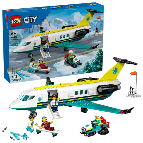 60465 Emergency Air Ambulance Airplane (Case of 3)