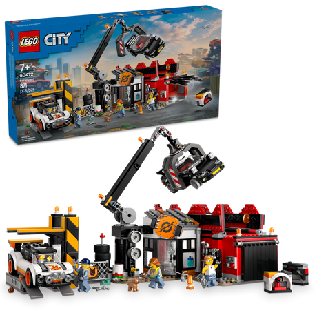 60472 Scrapyard with Cars (Case of 3)