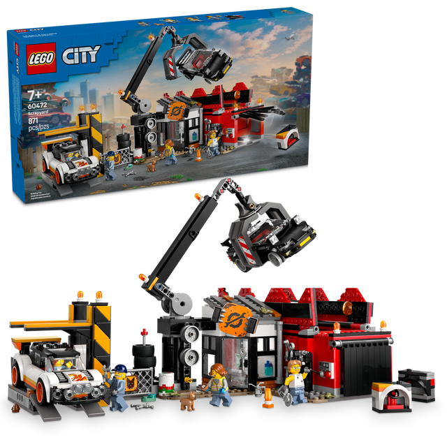 60472 Scrapyard with Cars (Case of 3)
