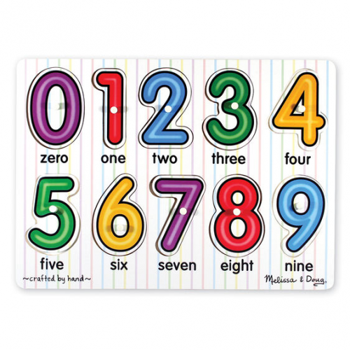 SEE-INSIDE NUMBERS PEG (8L) (Case of 6)
