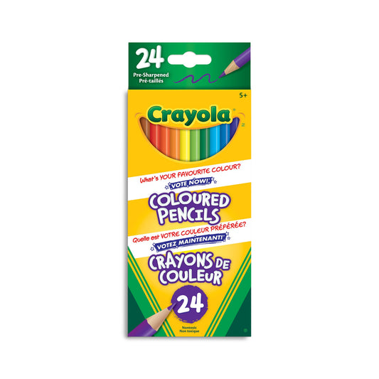 Crayola Coloured Pencils, 24 Count (Case of 12)