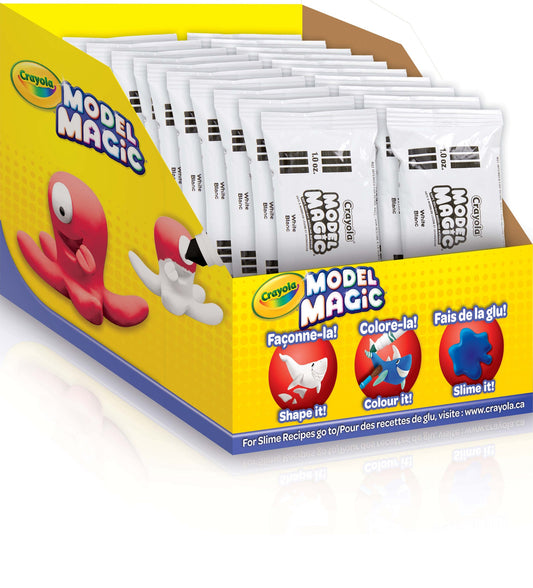 Crayola Model Magic White 1 oz Pack Tray (Case of 20)