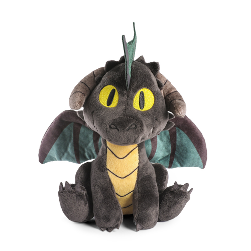 DUNGEONS and DRAGONS - BLACK DRAGON - 7.5" PHUNNY PLUSH (Case of 6)
