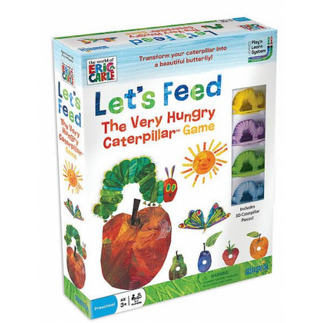 BRIARPATCH - WORLD of ERIC CARLE - LET's FEED - The VERY HUNGRY CATERPILLAR GAME (Case of 6)