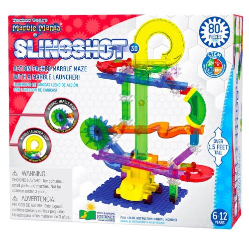 TECHNO GEARS MARBLE MANIA - SLINGSHOT - 80pcs (Case of 8)