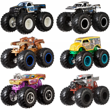 HOT WHEELS - MONSTER TRUCK - 1:64 DIECAST - 2pk ASST (Case of 8)