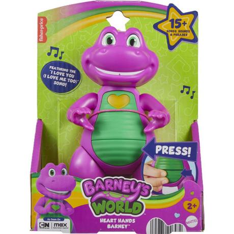 BARNEY - HEART HANDS FIGURE (Case of 3)
