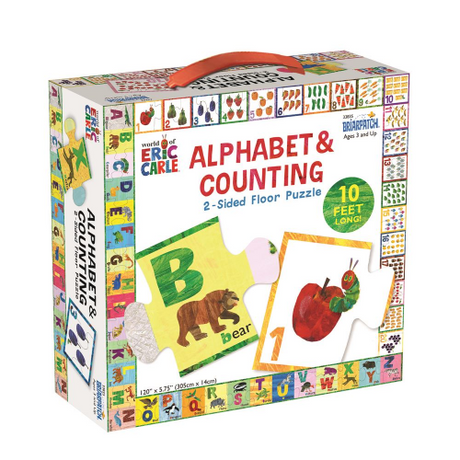 BRIARPATCH - WORLD of ERIC CARLE - ALPHABET & COUNTING - PUZZLE (Case of 6)