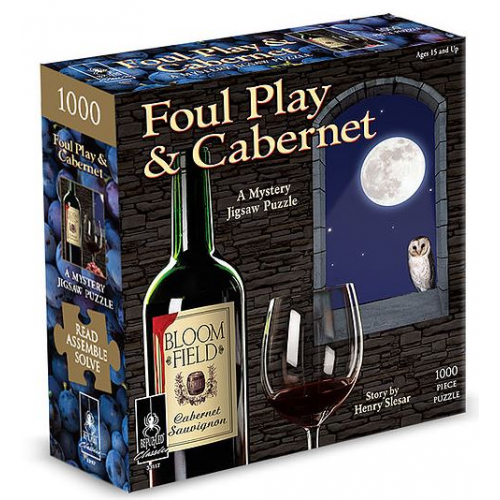PUZZLE - MYSTERY - FOUL PLAY & CABERNET - 1000pcs (Case of 4)