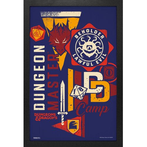 DUNGEONS and DRAGONS - MASTER CAMP - 11" x 17" GEL PRINT (Case of 6)
