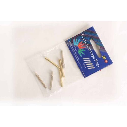 6pc/SET METAL PEGS (2 COLORS) (Case of 1000)