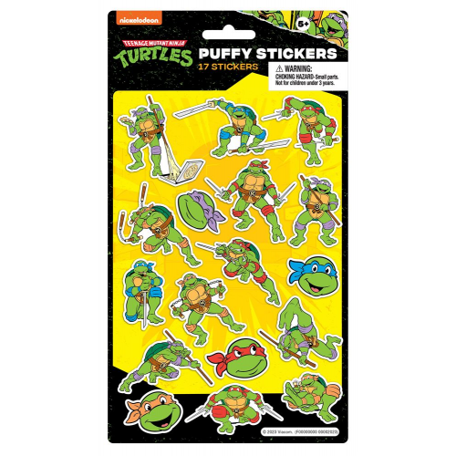 TMNT - PUFFY STICKERS (Case of 6)