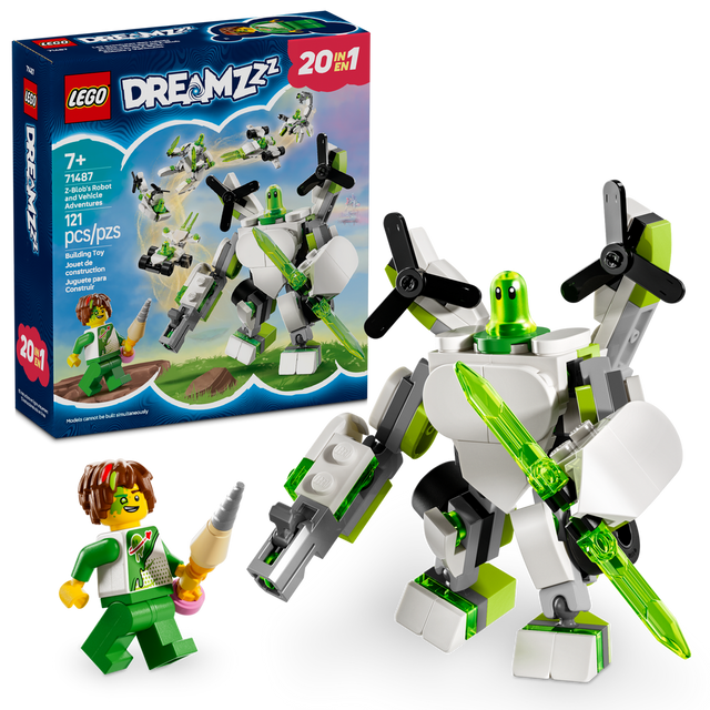 71487 Z-Blob's Robot and Vehicle Adventures (Case of 5)