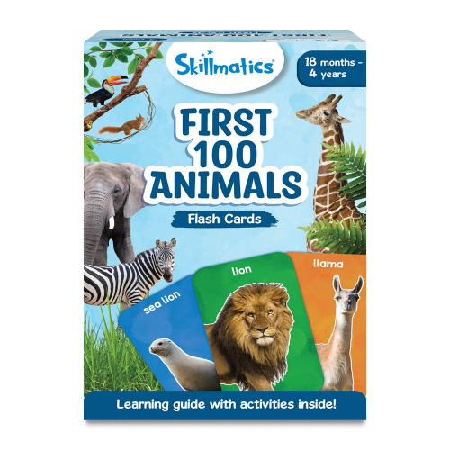 FIRST 100 - ANIMALS FLASH CARDS - ENGLISH (Case of 6)