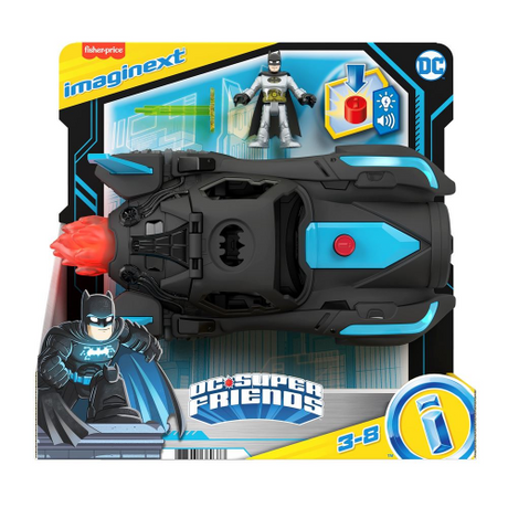 IMAGINEXT - DCSF LIGHTS & SOUNDS BATMOBILE (Case of 2)