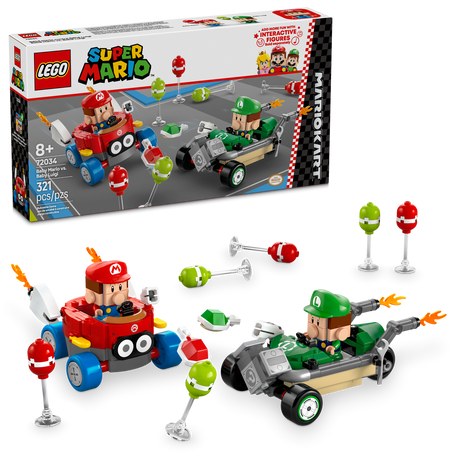 72034 Mario Kart™ – Baby Mario vs. Baby Luigi (Case of 3)
