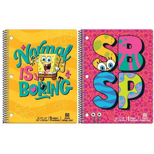 SPONGEBOB - THEME BOOKS (Case of 12)