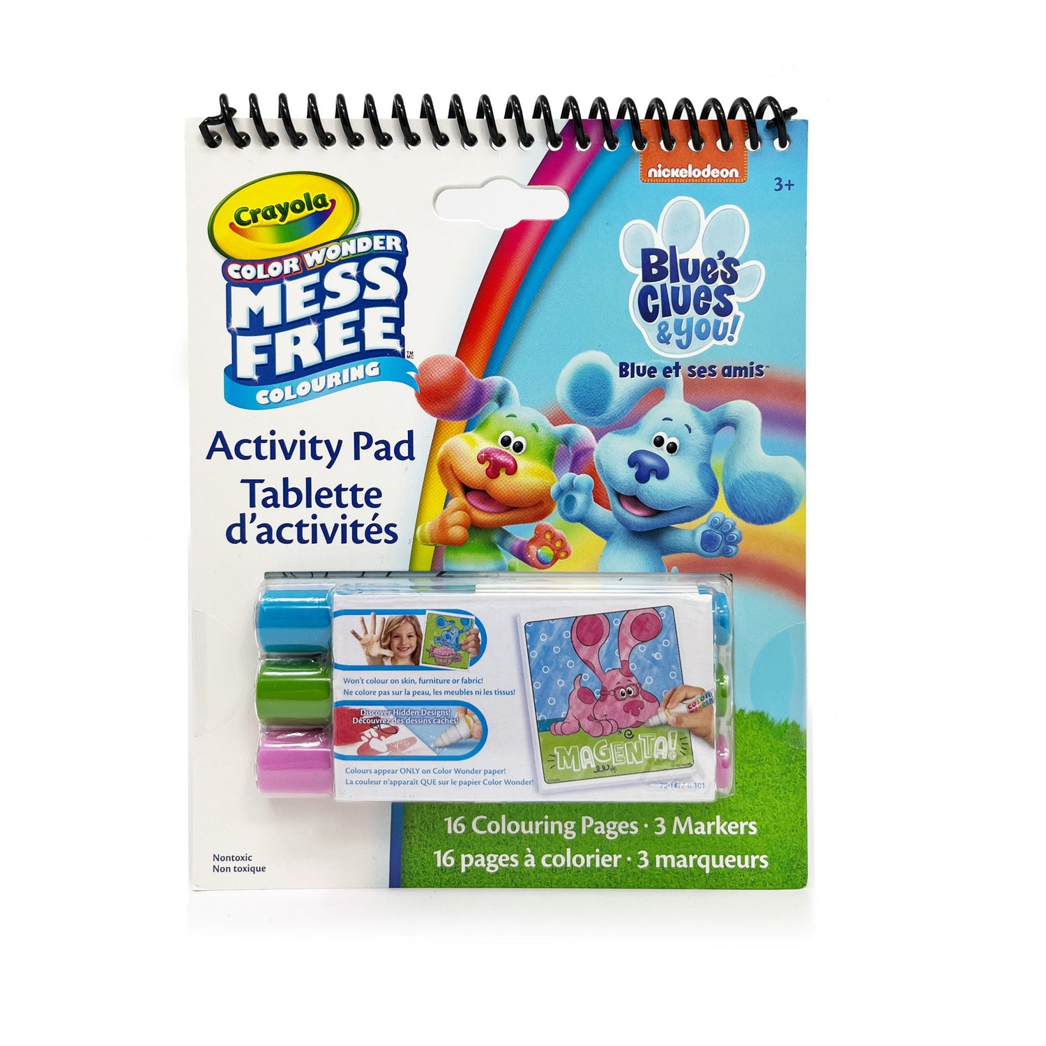 Crayola Color Wonder Mess-Free Travel Activity Pad, Blue’s Clues (Case of 8)