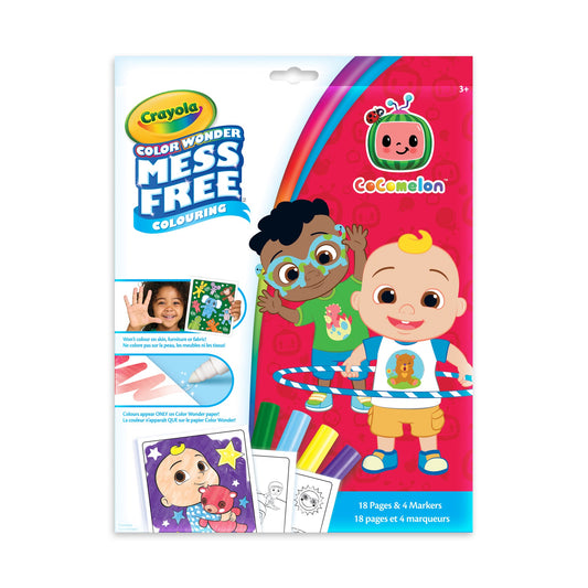 Crayola  Color Wonder Mess-Free Colouring Pages & Markers, Cocomelon