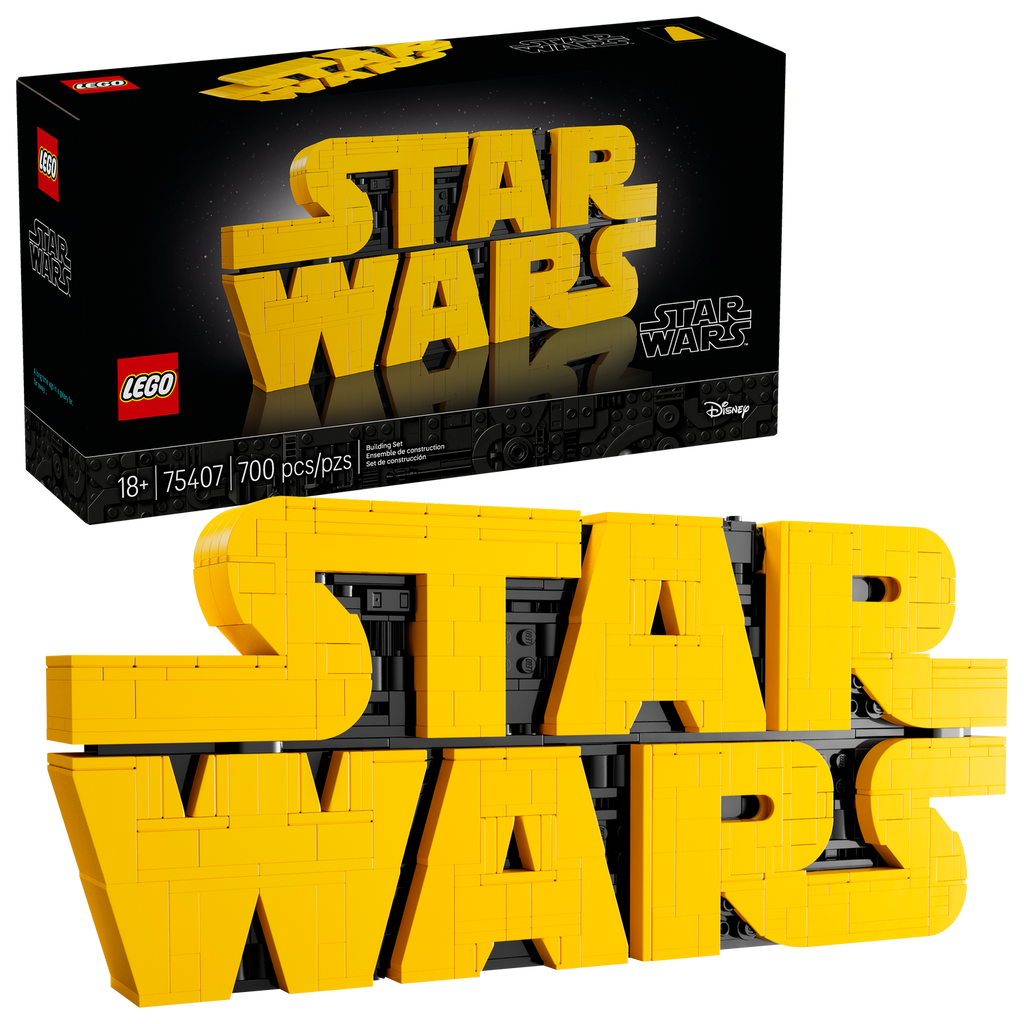 75407 Star Wars Brick-Built Star Wars Logo Sign (Case of 2)