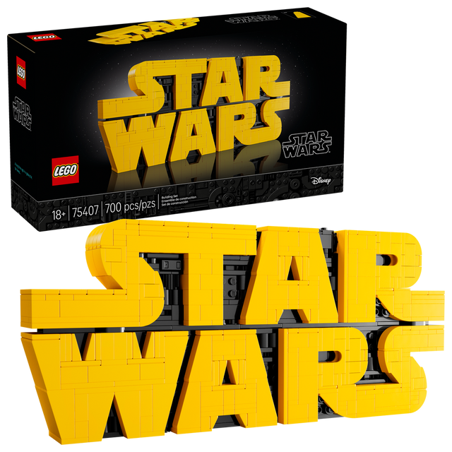 75407 Star Wars Brick-Built Star Wars Logo Sign (Case of 2)