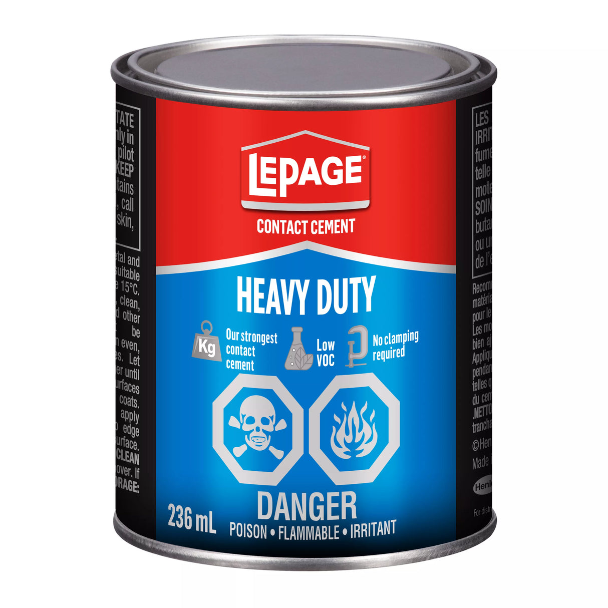 LePage Contact Cement, Light Amber Heavy Duty, 236 ml Can, Pack of 1 LePage