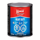 LePage Contact Cement, Light Amber Heavy Duty, 236 ml Can, Pack of 1 LePage