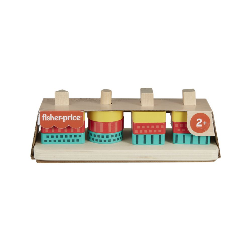 FP - WOOD - SHAPE STACKER (Case of 6)